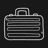briefcase doodle drawing N11