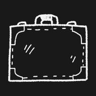 briefcase doodle drawing N12