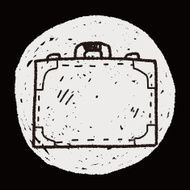 briefcase doodle drawing N16