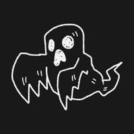 ghost doodle N25