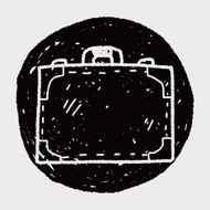 briefcase doodle drawing N20
