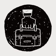 briefcase doodle drawing N21