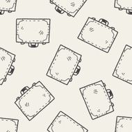 briefcase doodle drawing N24