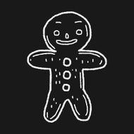 gingerbread man doodle N11