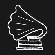gramophone doodle N10