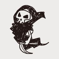 Grim Reaper doodle N7