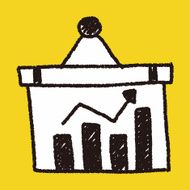 bussiness chart doodle drawing N13