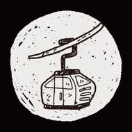 Cable Car doodle N9