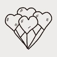 heart balloon doodle N4