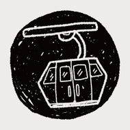 Cable Car doodle N12