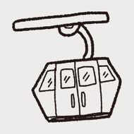Cable Car doodle N13