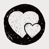 heart doodle N9