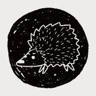 hedgehog doodle N6