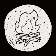 campfire doodle N6
