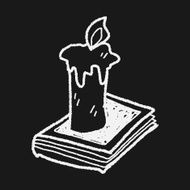 candle doodle N28
