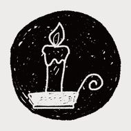 candle doodle N29