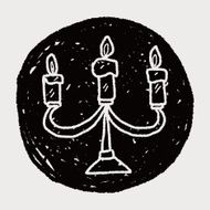 candle doodle N30