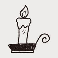 candle doodle N35