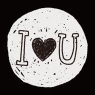 I love you doodle N5