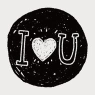 I love you doodle N6