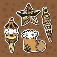 stickers ornate set N2