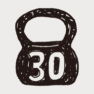 kettlebell doodle N4