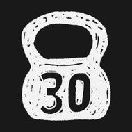 kettlebell doodle N5