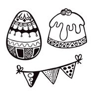 outline ornate set