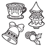 outline ornate set N4