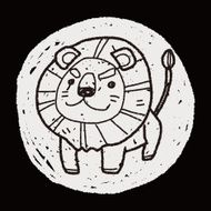 Lion doodle N11