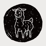llama doodle N5