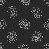 lol doodle seamless pattern background