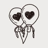 love balloon doodle N4