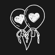 love balloon doodle N6