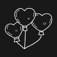 love balloon doodle N7