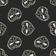 love gift doodle seamless pattern background N2