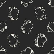 love label doodle seamless pattern background N2