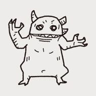 monster doodle N48