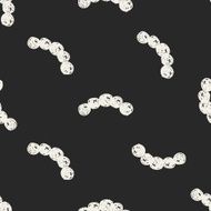 necklace doodle seamless pattern background N4