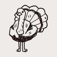 ostrich doodle N7