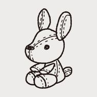 rabbit doll doodle N5