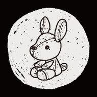 rabbit doll doodle N7