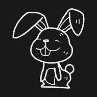 rabbit doodle N18