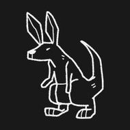 rabbit doodle N19