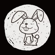 rabbit doodle N21