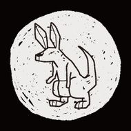 rabbit doodle N22