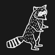 raccoon doodle N9