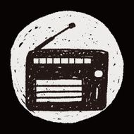 radio doodle drawing N17