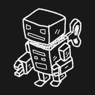 robot doodle N279