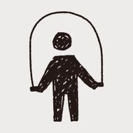 Rope skipping doodle N10